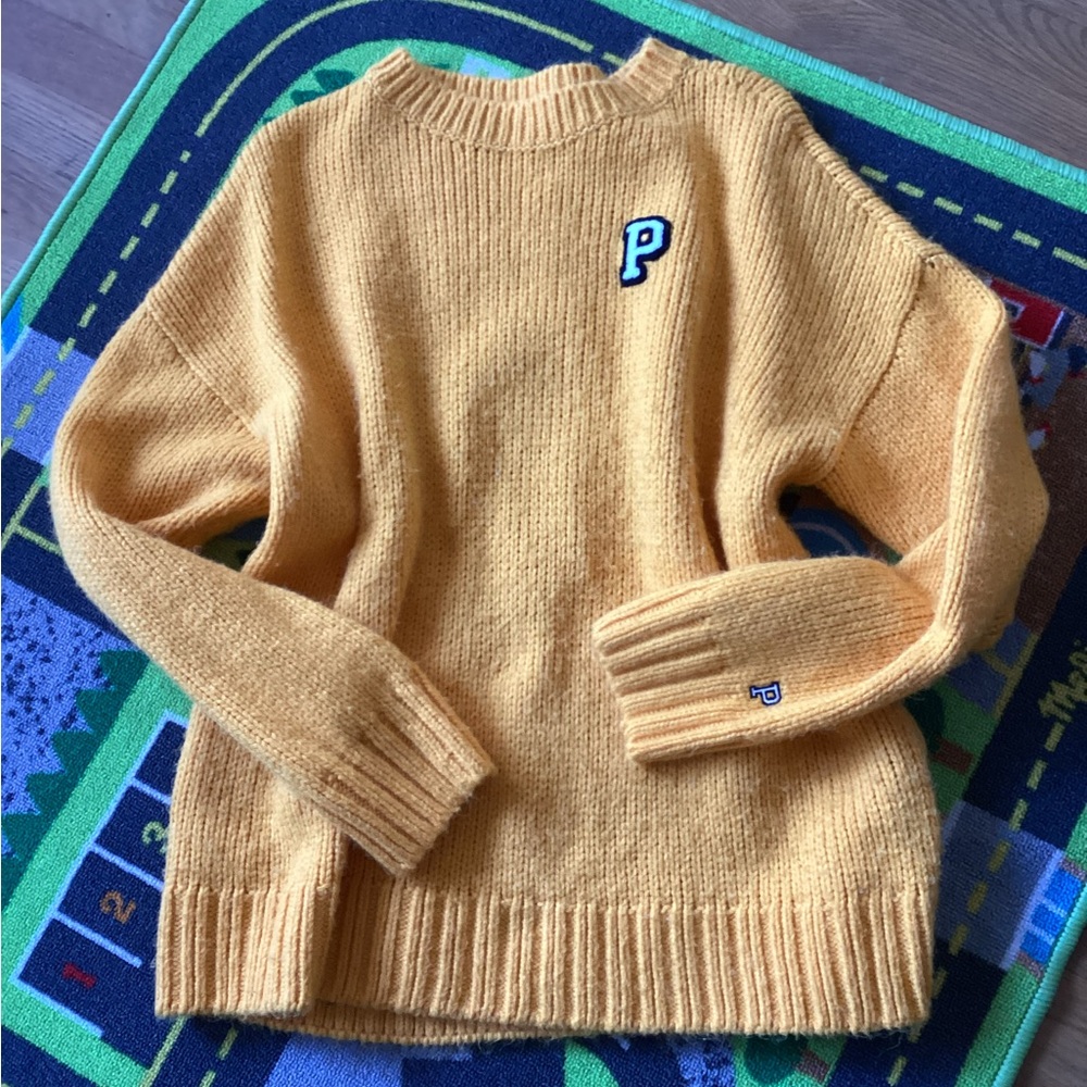 Victoria's Secret Pink Yellow Knit Sweater